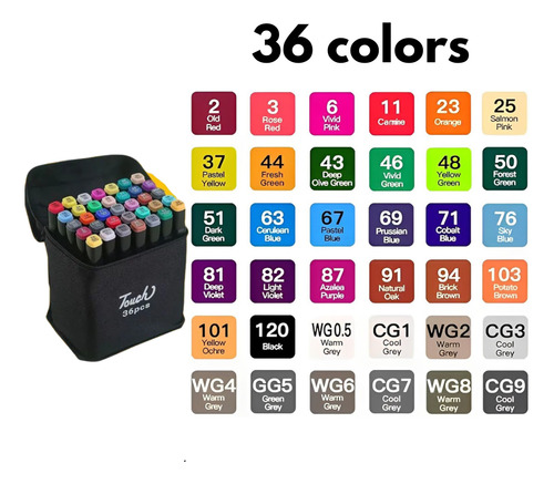 Kit Livro Colorir Urso Bob (azul) Capa Dura + 36 Canetas Touch Ponta Dupla