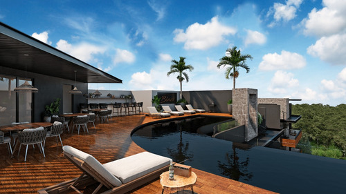 Departamento En Venta En Tulum, Quintana Roo, Paramar Black, A Tan Solo 5 Minutos De La Playa