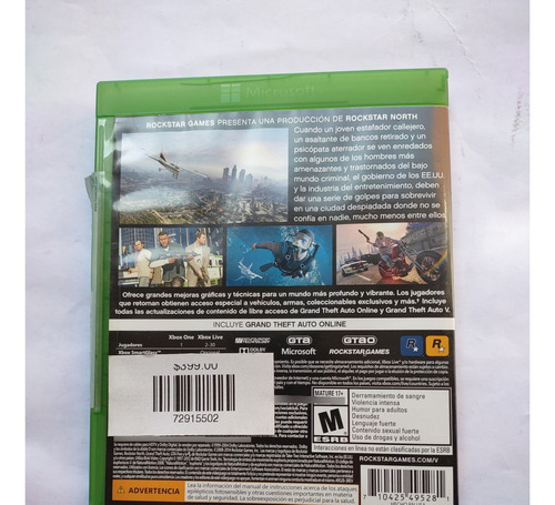 Grand Theft Auto V Xbox One (Usado)