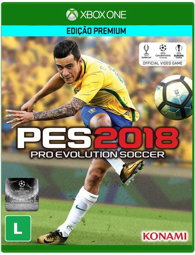 Pes 2018 Xbox One Português Original Pes 18 Fisica Lacrado