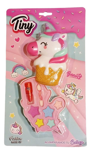 Set De Maquillaje Infantil Tiny Unicornio Pastelito