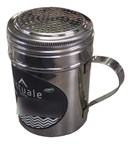 Dispenser Para Temperos Inox Com Cabo 320ml 7x10cm Furo 2mm