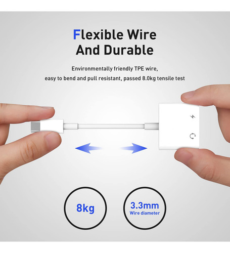 LEIRLVAN USB C to 3.5mm Headphone and Charger Adapter,2 in 1 USB C to Aux Jack Dongle Cable Cord with PD Fast Charging for Phone 15 Pro MAX Plus, Galaxy S22 S23 S24 Ultra,Note 20,HUAWEI,OPPO,Xixoami