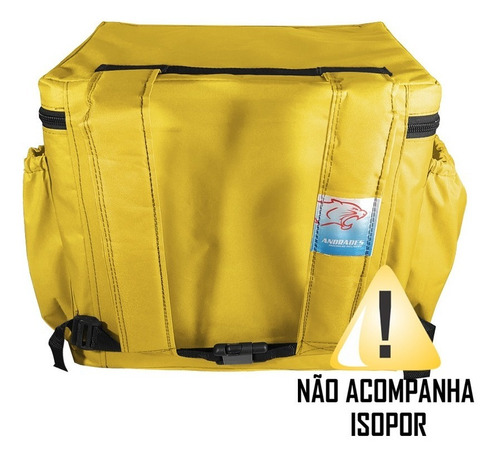 Imagem 3 de 6 de Bolsa Mochila Para Entrega De Lanches Em Nylon Sem Isopor