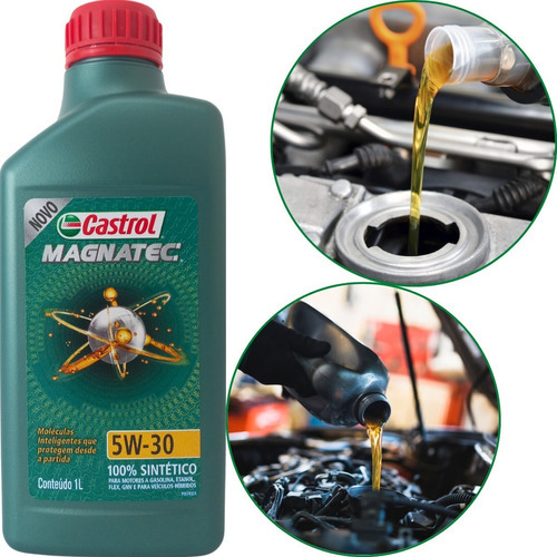 1 Litro Óleo De Motor Sintético 5w30 Sp A5 Castrol Magnatec