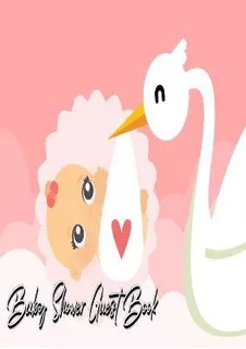 Libro Baby Shower Guest Book : Stork Delivers Baby Girl P...