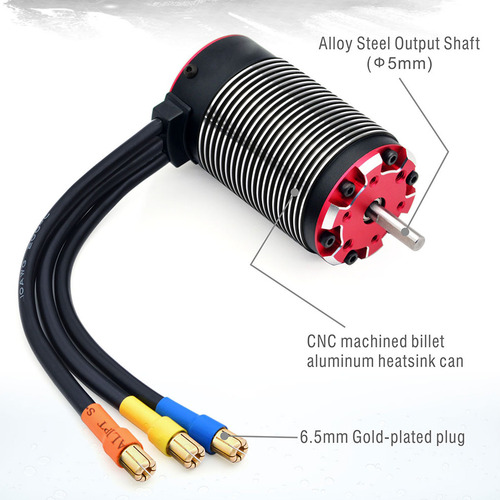 Motor Sin Escobillas 4092 1450kv 150a Esc Escala 1/7 1/8 Y