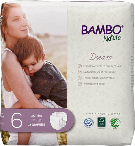 Bambo Nature Premium Pañales Para Bebés (tamaños 1 A 6 Dispo