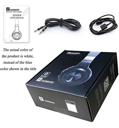 Auriculares Estéreo Bluedio Wireless Bluetooth V5.0 Con M...