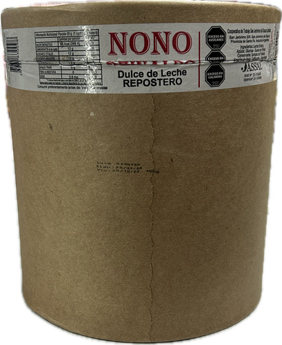 Dulce De Leche Repostero Nono X 10 Kg