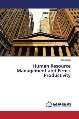 Libro Human Resource Management And Firm's Productivity -...