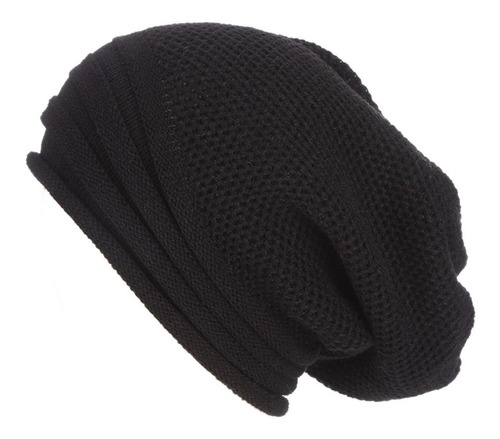 Beanie Gorro Gorra Chullo Unisex Baggy Negro