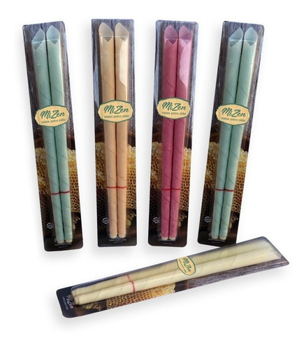 Velas De Oido Mizen® 5 Pares Formula Original 100% Natural