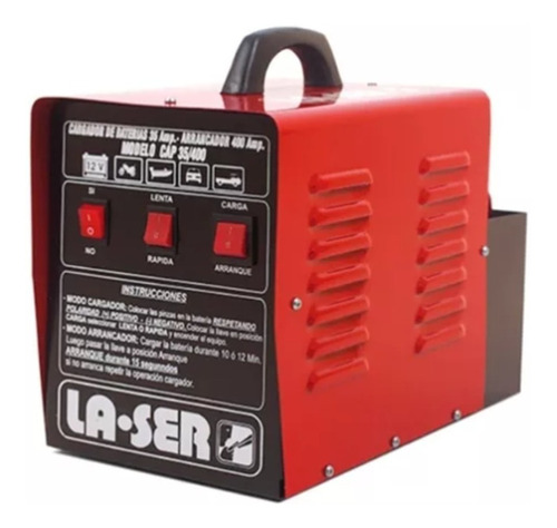 Cargador Arrancador Baterias La-ser Cap 35/400 12v 35amp