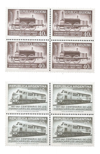 Argentina Gj 1084/5 Filigrana Invertida Mt 577+ Ae 47 Mint