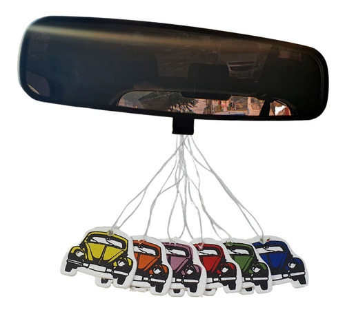 Imagem 2 de 6 de Cheirinho Automotivo Lava Rápido Fusca C/ 100 Un Carro Novo