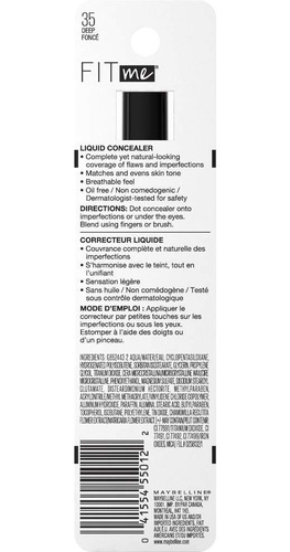 Corrector Fit Me Concealer 35 Deep Maybelline