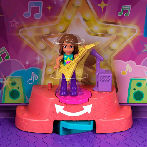 Polly Pocket Set Juego De Avión De Gatito Micro Multicolor Multicolor