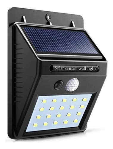 Foco Led Solar 20 Led Con Sensor Movimiento Exterior/t020-1