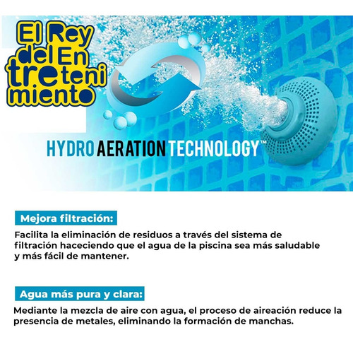 Imagen 2 de 8 de Piscina Bestway Estructural 16015 L + Bomba + Regalos El Rey