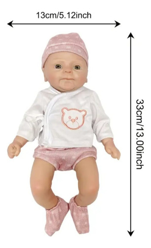 Bebé Reborn Original Silicona Solida 33 Cm Winifer Doll