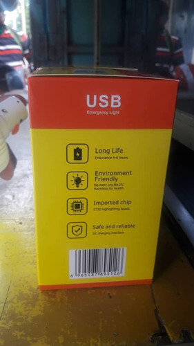 Imagen 10 de 10 de Bombillo Recargable Usb De 20watt