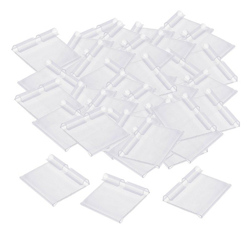 Soporte De Precio De Estante De Pvc Transparente De 80x42mm