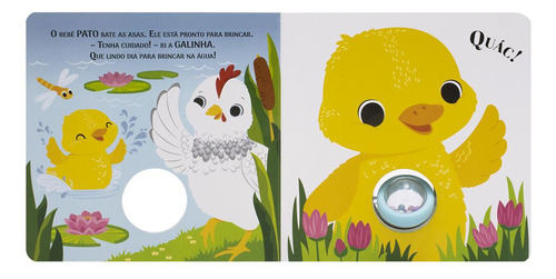 Little Me Chacoalhe-me! O Patinho e Seus Amigos, de Igloo Books Ltd. Editorial Happy Books, capa dura em português, 2021