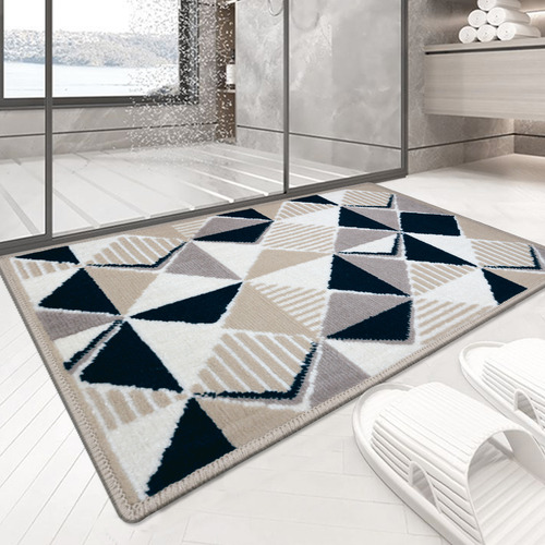 2 Tapete Banheiro Grande Antimofo Soft Macio Js Rm70mr 50x80