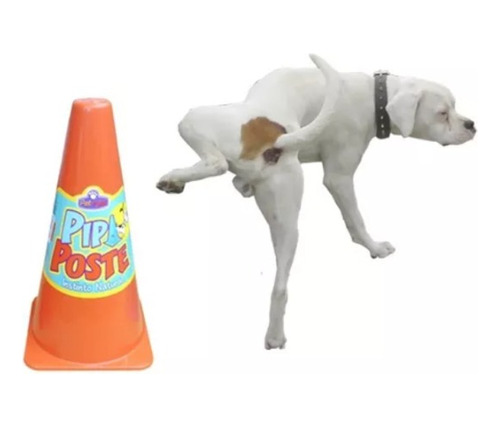 Cone Para Cachorro Fazer Xixi Poste Higiênico - 40cm