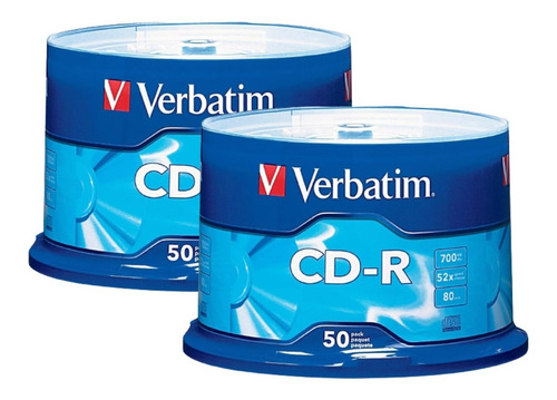 Cd-r Virgen Marca Verbatim 100 Pzs