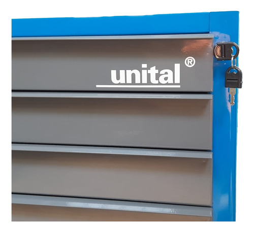 Carro Porta Herramientas Con Cajones Y Ruedas Unital Mant.