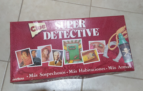 Juego De Mesa Clue Super Detective, Completo En Su Caja