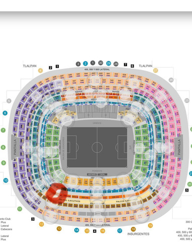 Increíble Palco En El Estadio Azteca, En Venta!