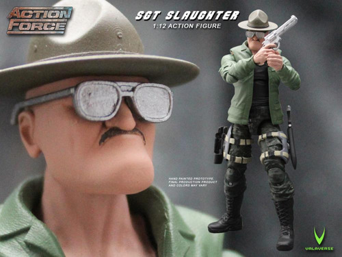 Sgt. Slaughter Action Force 1/12 Valaverse Gijoe Classified 