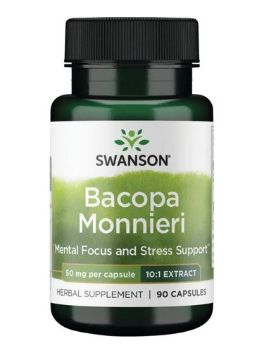 Bacopa Monnieri 50mg  90 Capsulas