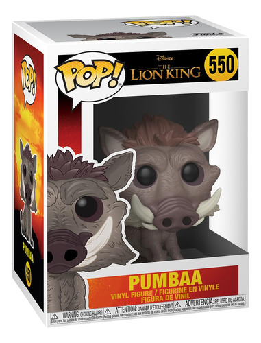 Funko Pop Disney Lion King Live Action Pumbaa