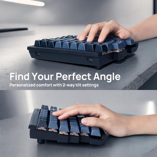 Teclado Mecanico Ergonomico Md770 Rgb Tkl - Cherry Mx