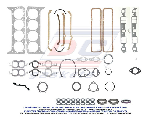 Empaque Completo Camaro 8 Cil. 5.3l 1967 1968 1969