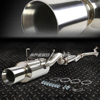 For 01-05 Honda Civic Dx/lx 4  Rolled Muffler Tip Racing Ddq