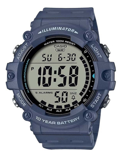 Reloj Hombre Casio Sport Ae-1500wh-2a Sumergible Cronómetro