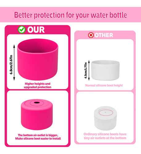 Di Bota Silicona Para Botella Agua, 2 Unidades, Para Owal