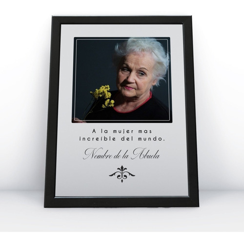 Cuadros Personalizados Idea De Regalo Para Dia Abuelita 42cm