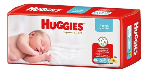 Huggies Supreme Care Recien Nacido X 34