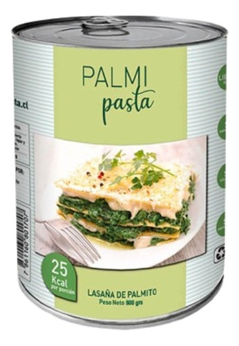 Lasaña De Palmitos 800g - Laminas Palmito Keto - Palmipasta