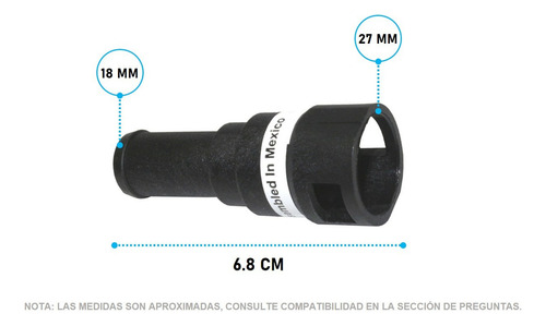 Conector Manguera Calefaccion 67.7 Mm Buick Rainier 2007