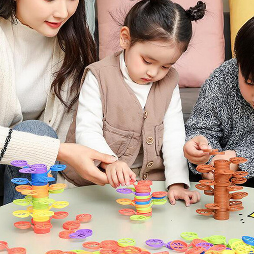 Balance Building Blocks Montessori Toys Parent 126 Pieces