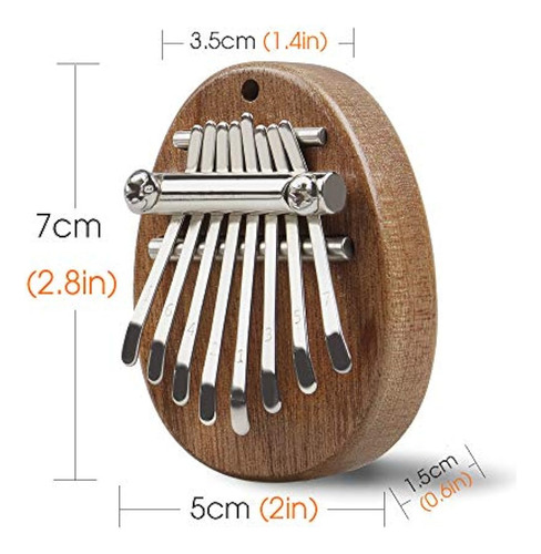  Cute Kalimba Marimba Piano De Dedo Portátil Para Pr