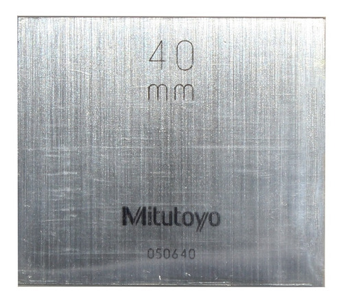 Block Rectangular Mitutoyo 40mm Asme 00