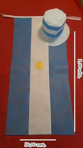 Bandera Y Gorro Argentina  Mundial Kit  2022